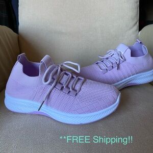 NWOT SIP Sport Women’s Ladies Athletic Knit Slip-On Lightweight Sneaker - Size 7